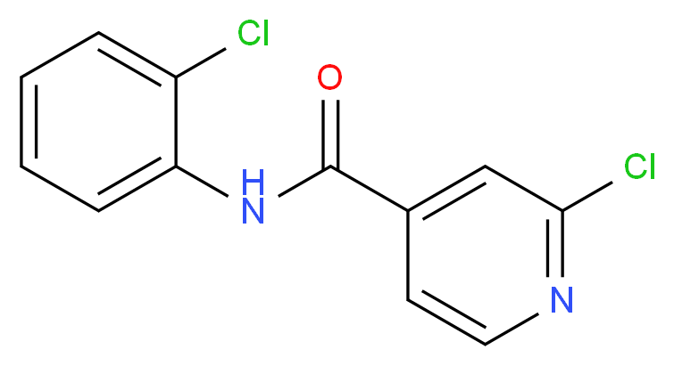 N4-(2-chlorophenyl)-2-chloroisonicotinamide_分子结构_CAS_)