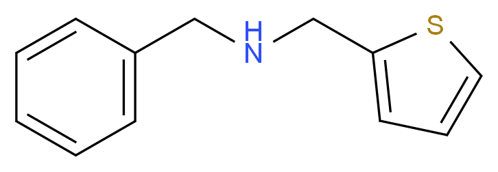 2-Thienyl N-benzyl methyl amine_分子结构_CAS_148883-56-1)