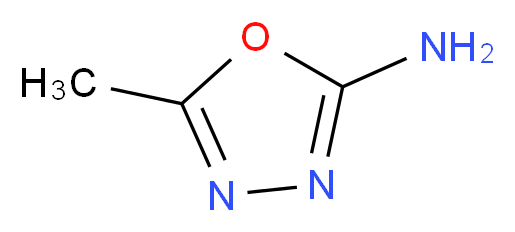 5-methyl-1,3,4-oxadiazol-2-amine_分子结构_CAS_52838-39-8