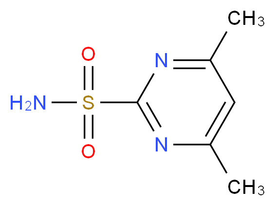 4,6-dimethylpyrimidine-2-sulfonamide_分子结构_CAS_35762-76-6