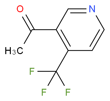 1-(4-(trifluoromethyl)pyridin-3-yl)ethanone_分子结构_CAS_955997-27-0)