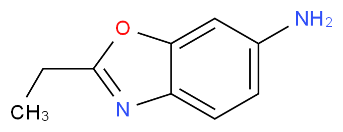 2-Ethyl-1,3-benzoxazol-6-amine_分子结构_CAS_855423-35-7)