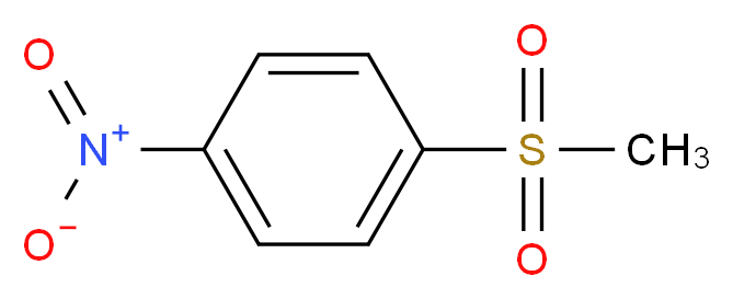 1-(methylsulfonyl)-4-nitrobenzene_分子结构_CAS_2976-30-9)