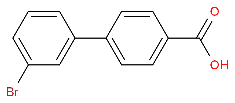3'-Bromo-[1,1'-biphenyl]-4-carboxylic acid_分子结构_CAS_5737-83-7)