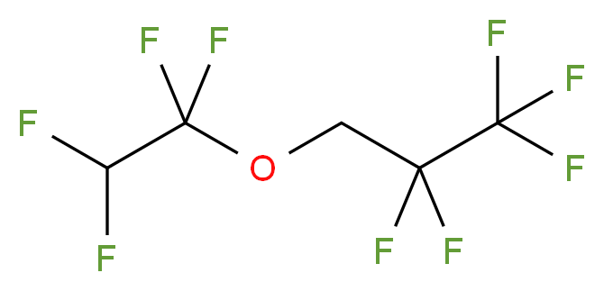 2,2,3,3,3-Pentafluoropropyl 1,1,2,2-tetrafluoroethyl ether 97%_分子结构_CAS_50807-74-4)