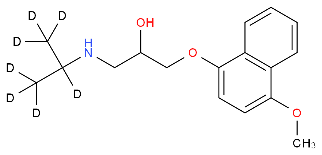 4-Methoxy Propranolol-d7_分子结构_CAS_1189868-02-7)