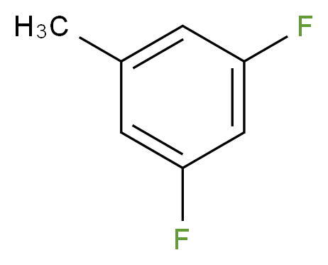 1,3-difluoro-5-methylbenzene_分子结构_CAS_117358-51-7