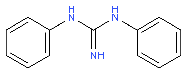 二苯胍_分子结构_CAS_102-06-7)