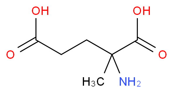 2-AMINO-2-METHYLGLUTARIC ACID_分子结构_CAS_71-90-9)