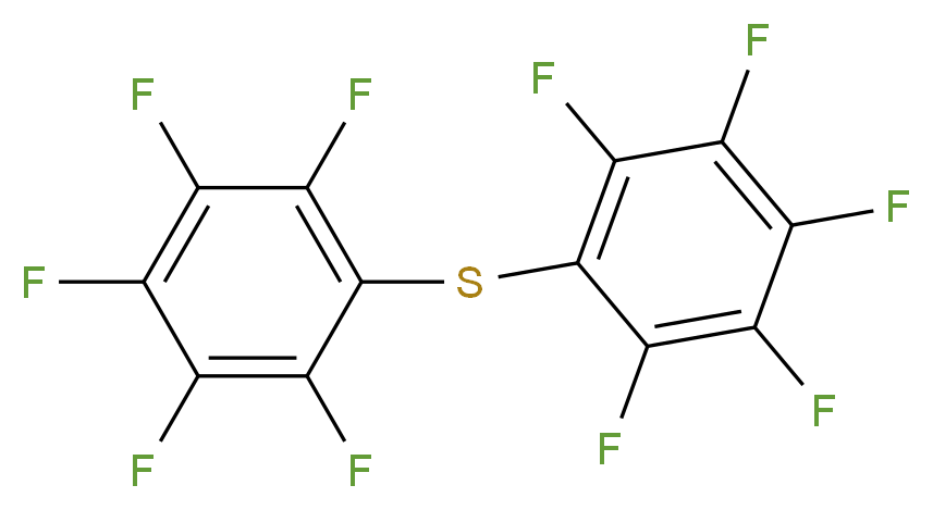 Decafluorodiphenyl sulphide 95%_分子结构_CAS_1043-50-1)