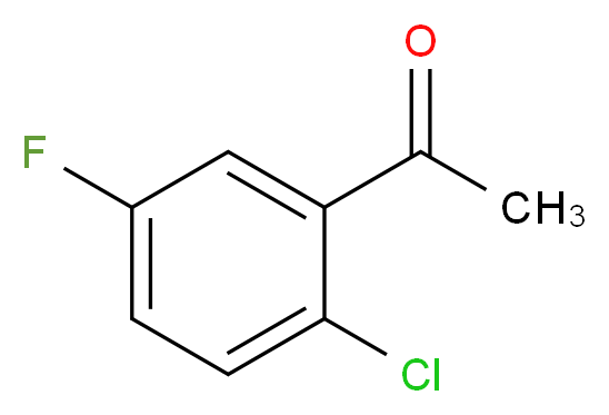 1-(2-chloro-5-fluorophenyl)ethan-1-one_分子结构_CAS_2965-16-4