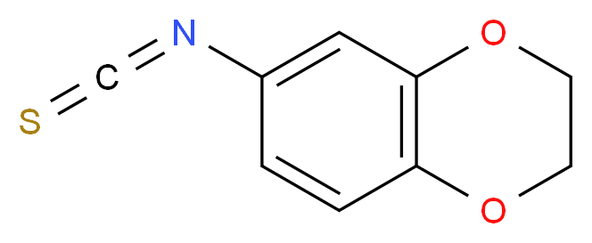 6-isothiocyanato-2,3-dihydro-1,4-benzodioxine_分子结构_CAS_141492-50-4)