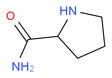 pyrrolidine-2-carboxamide_分子结构_CAS_115630-49-4