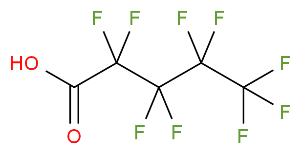 n-Nonafluoropentanoic acid 98%_分子结构_CAS_2706-90-3)