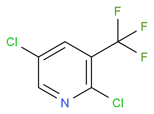 2,5-Dichloro-3-(trifluoromethyl)pyridine_分子结构_CAS_)