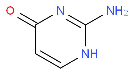 2-Aminopyrimidin-4(1H)-one_分子结构_CAS_108-53-2)