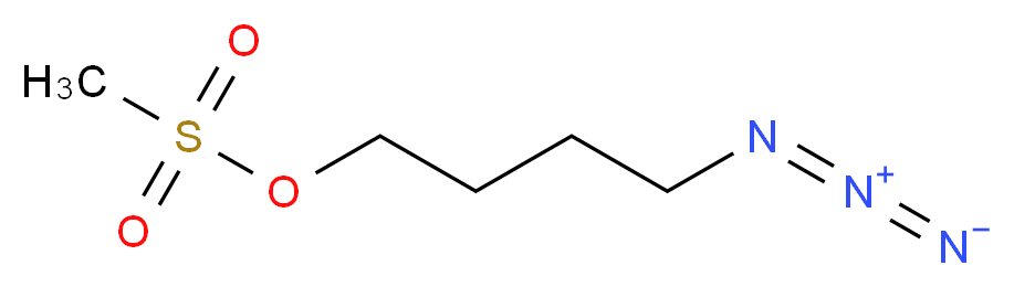 4-azidobutyl methanesulfonate_分子结构_CAS_320573-75-9