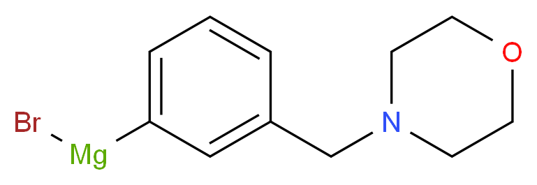 4-{[3-(bromomagnesio)phenyl]methyl}morpholine_分子结构_CAS_480424-76-8