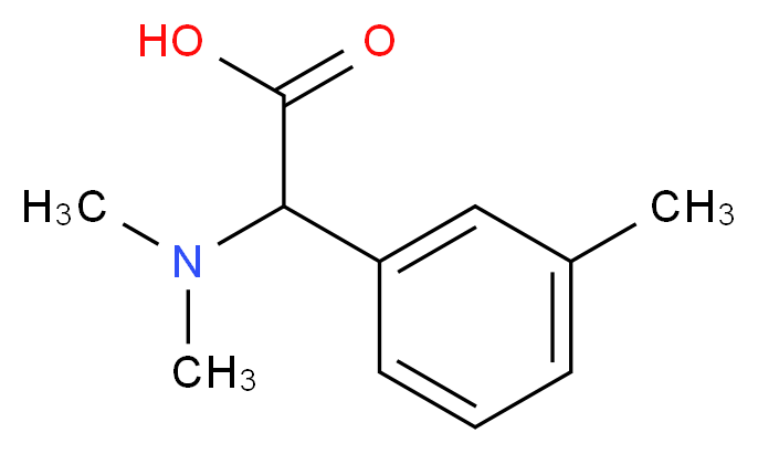 Dimethylamino-m-tolyl-acetic acid_分子结构_CAS_)