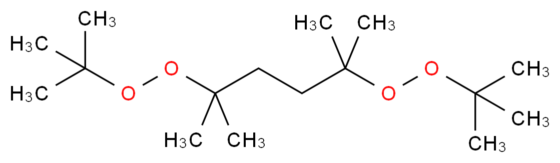 Luperox&reg; 101XL, 2,5-Bis(tert-butylperoxy)-2,5-双（叔丁基）-2,5-二甲基己烷, 与碳酸钙及二氧化硅混合_分子结构_CAS_78-63-7)