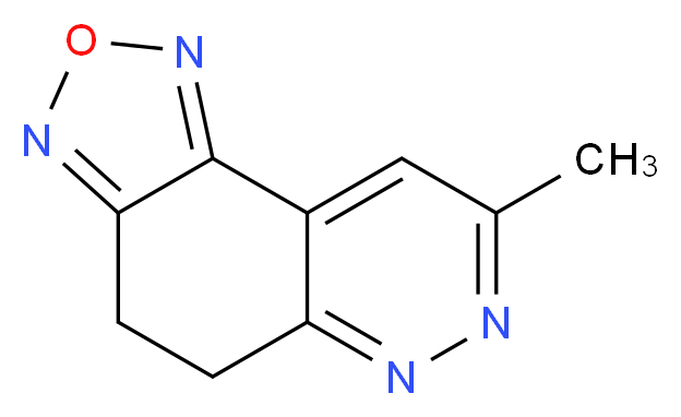 8-methyl-4H,5H-[1,2,5]oxadiazolo[3,4-f]cinnoline_分子结构_CAS_216218-93-8