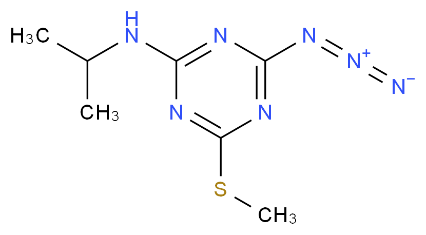 叠氮津_分子结构_CAS_4658-28-0)