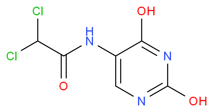 5-&beta;,&beta;-DICHLOROACETAMINOURACIL_分子结构_CAS_31385-10-1)