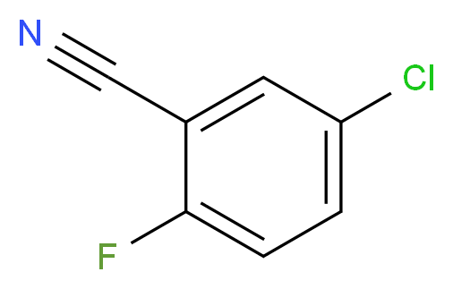 2-Fluoro-5-chlorobenzonitrile_分子结构_CAS_57381-34-7)