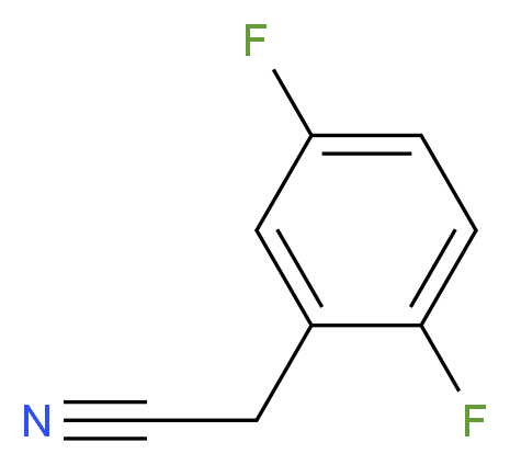 2,5-二氟苯乙腈_分子结构_CAS_69584-87-8)