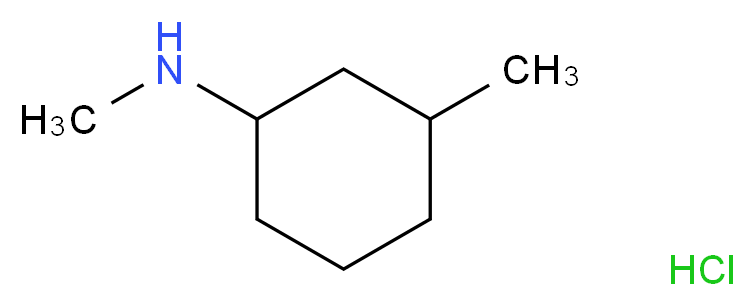 N,3-dimethylcyclohexan-1-amine hydrochloride_分子结构_CAS_854427-44-4