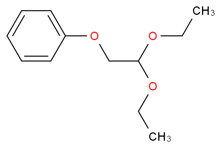 Phenoxy-acetaldehyde diethyl acetal_分子结构_CAS_32438-31-6)