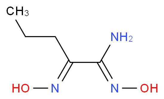 (1Z,2E)-N'-Hydroxy-2-(hydroxyimino)pentanimidamide_分子结构_CAS_)