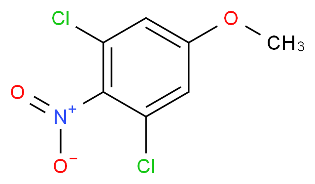 1,3-dichloro-5-methoxy-2-nitrobenzene_分子结构_CAS_100948-83-2