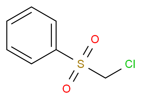 [(chloromethyl)sulfonyl]benzene_分子结构_CAS_7205-98-3)