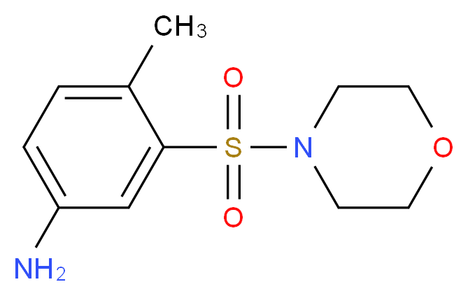 4-Methyl-3-(morpholine-4-sulfonyl)-phenylamine_分子结构_CAS_)