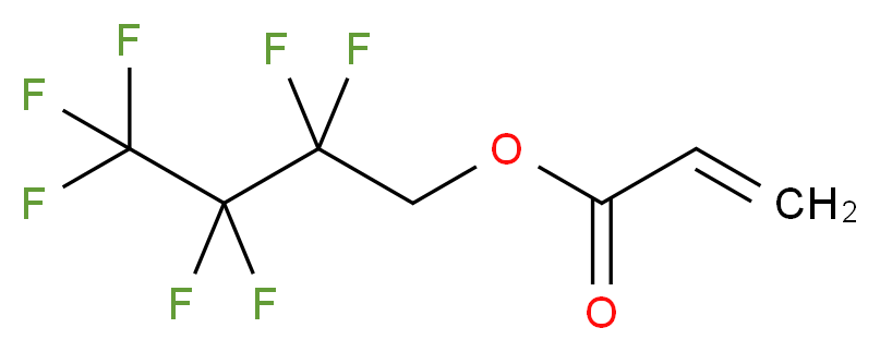 2,2,3,3,4,4,4-七氟丁基 丙烯酸酯_分子结构_CAS_424-64-6)