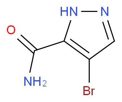 4-Bromo-1H-pyrazole-3-carboxamide_分子结构_CAS_932-65-0)