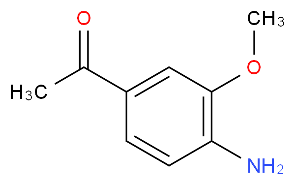 1-(4-amino-3-methoxyphenyl)ethan-1-one_分子结构_CAS_22106-40-7