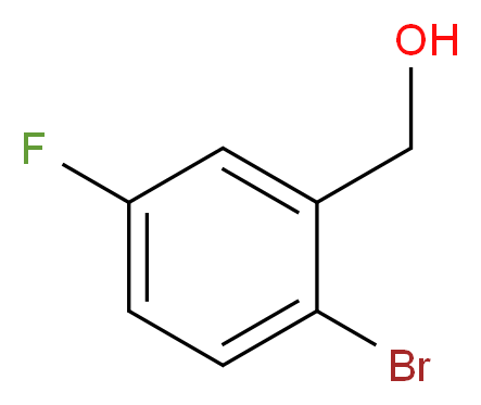 2-溴-5-氟苄醇_分子结构_CAS_202865-66-5)