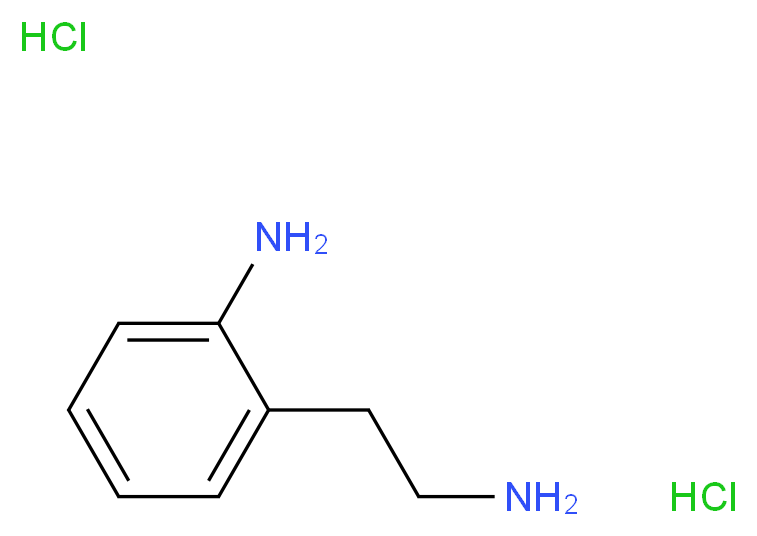 2-(2-aminoethyl)aniline dihydrochloride_分子结构_CAS_1159823-45-6