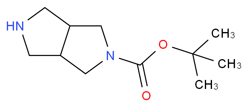 tert-butyl octahydropyrrolo[3,4-c]pyrrole-2-carboxylate_分子结构_CAS_141449-85-6)