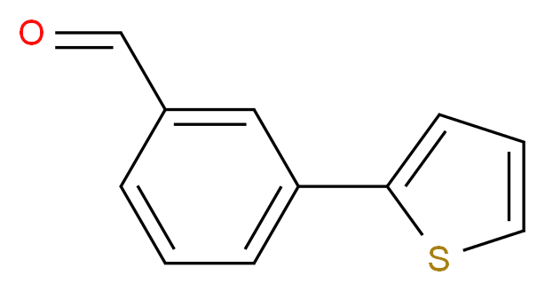 3-(thiophen-2-yl)benzaldehyde_分子结构_CAS_103668-99-1