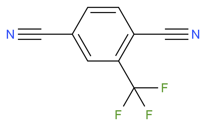 2,5-Dicyanobenzotrifluoride_分子结构_CAS_1483-44-9)