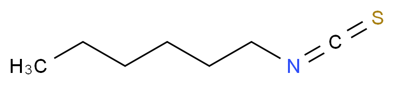 1-isothiocyanatohexane_分子结构_CAS_4404-45-9