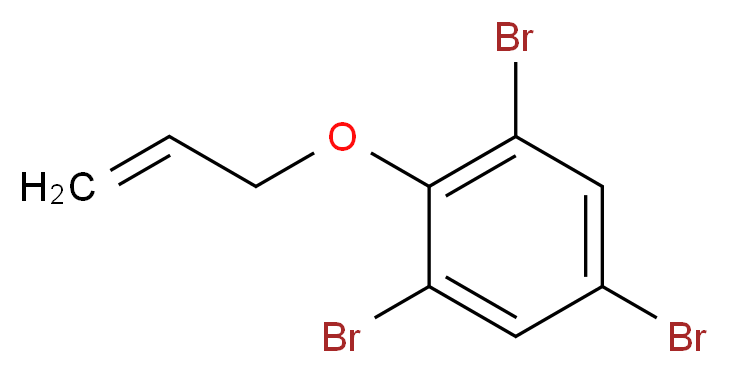 2,4,6-三溴苯基烯丙基醚_分子结构_CAS_3278-89-5)