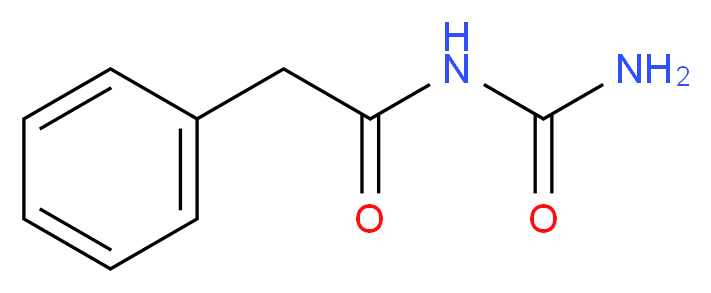 苯乙酰脲_分子结构_CAS_63-98-9)