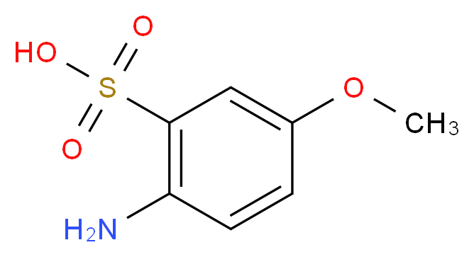 2-amino-5-methoxybenzene-1-sulfonic acid_分子结构_CAS_)