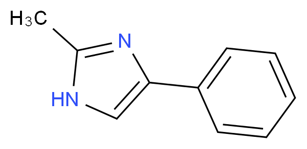 2-Methyl-4-phenyl-1H-imidazole_分子结构_CAS_13739-48-5)