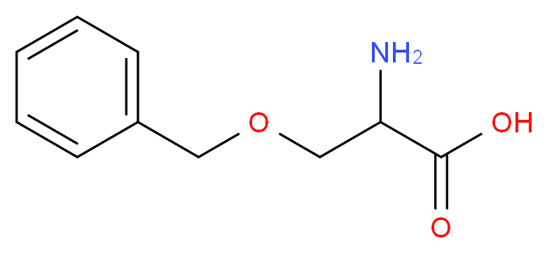 O-苄基-DL-丝氨酸_分子结构_CAS_5445-44-3)