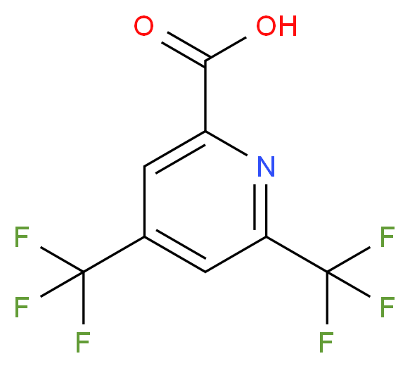 4,6-bis(trifluoromethyl)pyridine-2-carboxylic acid_分子结构_CAS_1092346-60-5